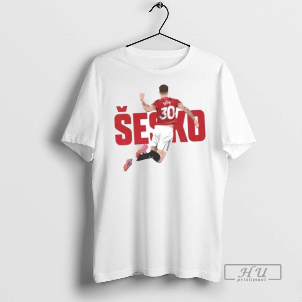 Limited Edition Benjamin Sesko Manchester United - Adult & Kids T-Shirts, Sweatshirts & Hoodies apparel design preview 1