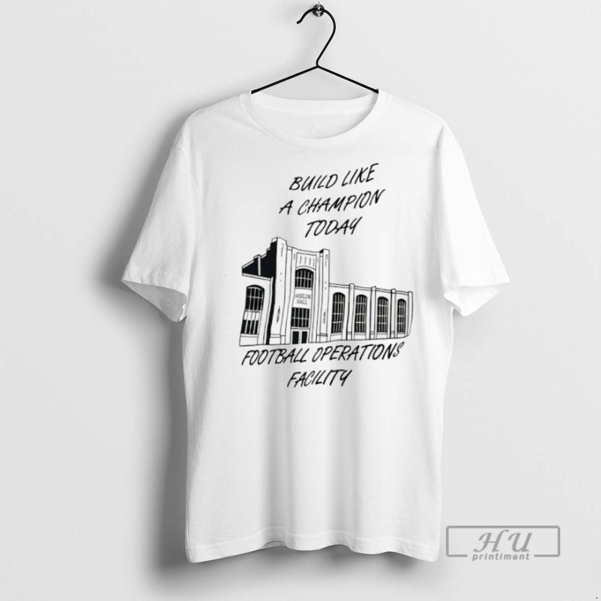 Limited Edition Build Like A Champion Today Football - Adult & Kids T-Shirts, Sweatshirts & Hoodies apparel design preview 1