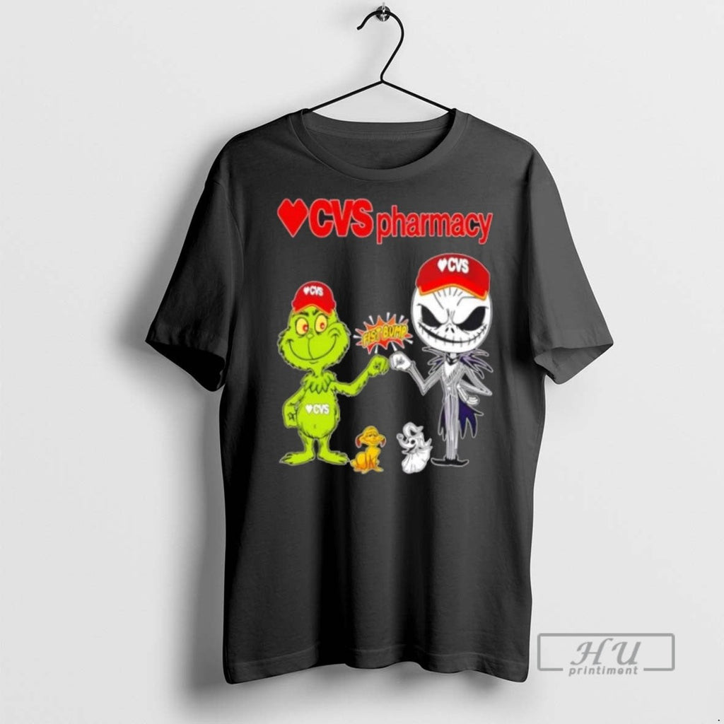 Limited Edition Cvs Pharmacy X Grinch And Jack - Adult & Kids T-Shirts, Sweatshirts & Hoodies apparel design preview 1