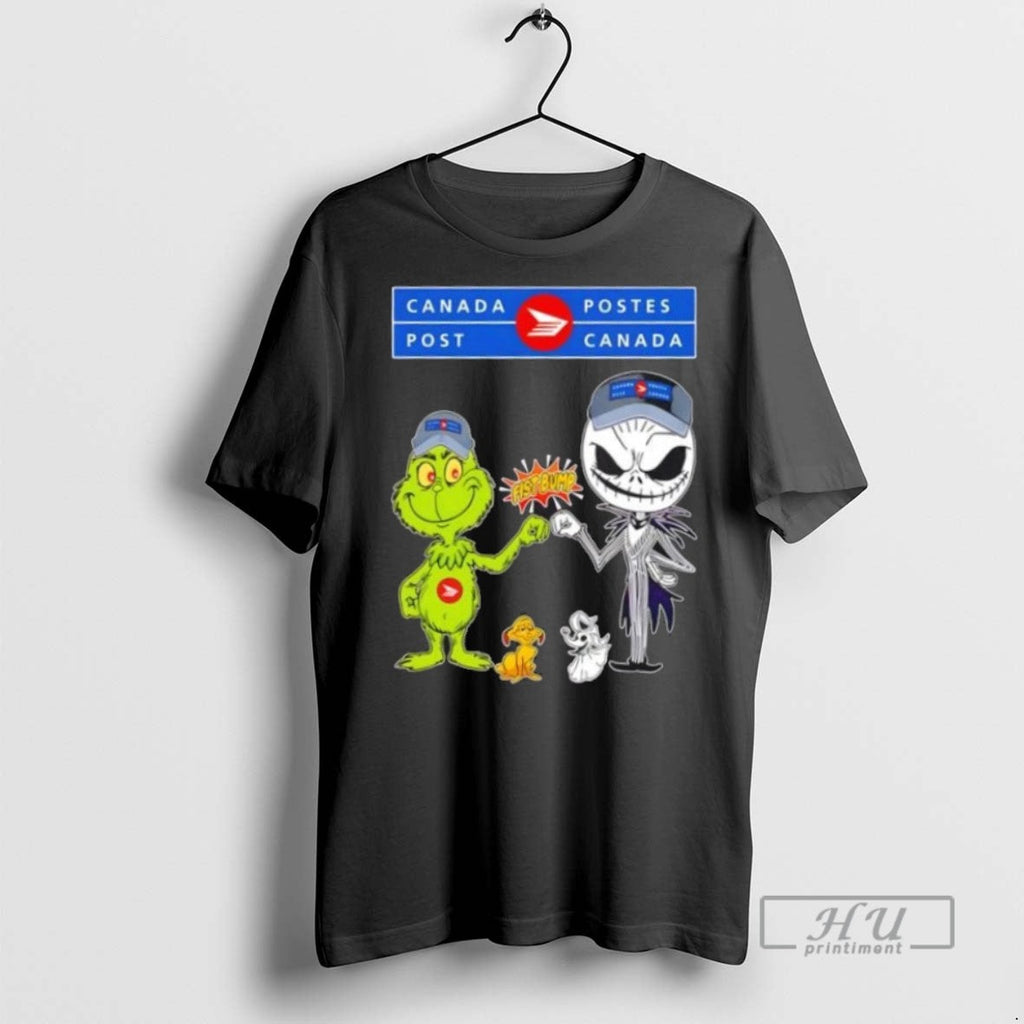 Limited Edition Canada Post X Grinch And Jack - Adult & Kids T-Shirts, Sweatshirts & Hoodies apparel design preview 1