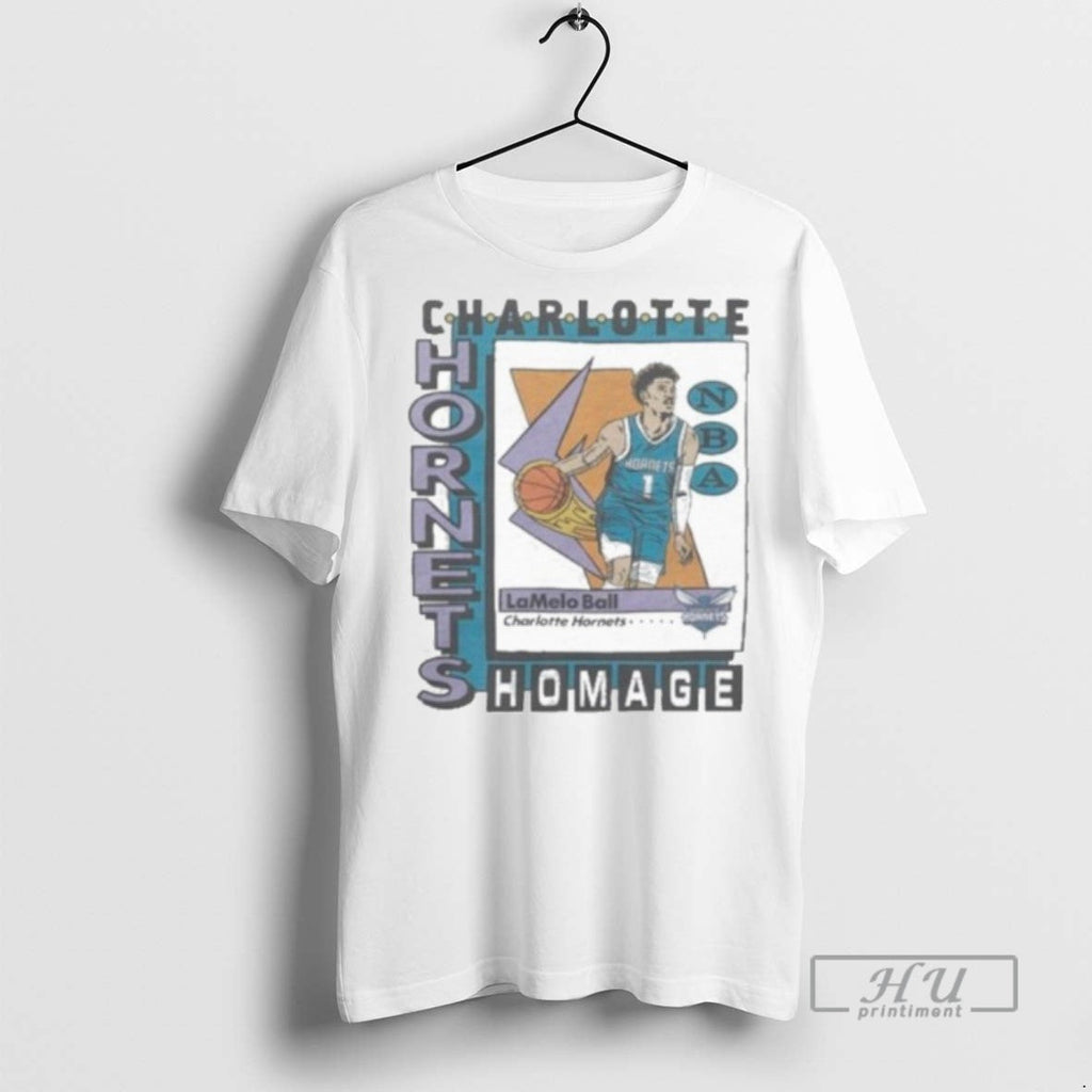 Limited Edition Charlotte Hornets Trading Card Lamelo - Adult & Kids T-Shirts, Sweatshirts & Hoodies apparel design preview 1