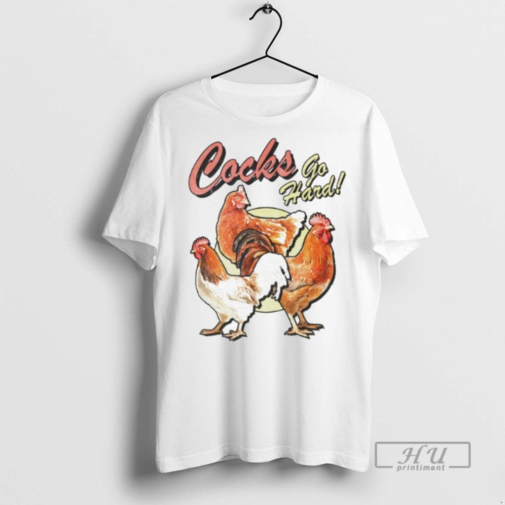 Limited Edition Cocks Go Hard Chickens Graphic - Adult & Kids T-Shirts, Sweatshirts & Hoodies apparel design preview 1