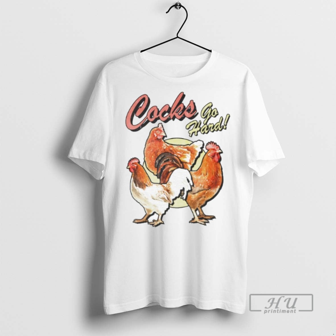 Limited Edition Cocks Go Hard Chickens Graphic - Adult & Kids T-Shirts, Sweatshirts & Hoodies apparel design preview 1