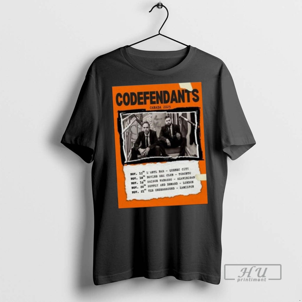 Limited Edition Codefendants Canada Tour 2025 Long - Adult & Kids T-Shirts, Sweatshirts & Hoodies apparel design preview 1
