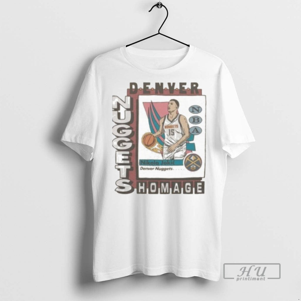 Limited Edition Denver Nuggets Trading Card Nikola - Adult & Kids T-Shirts, Sweatshirts & Hoodies apparel design preview 1