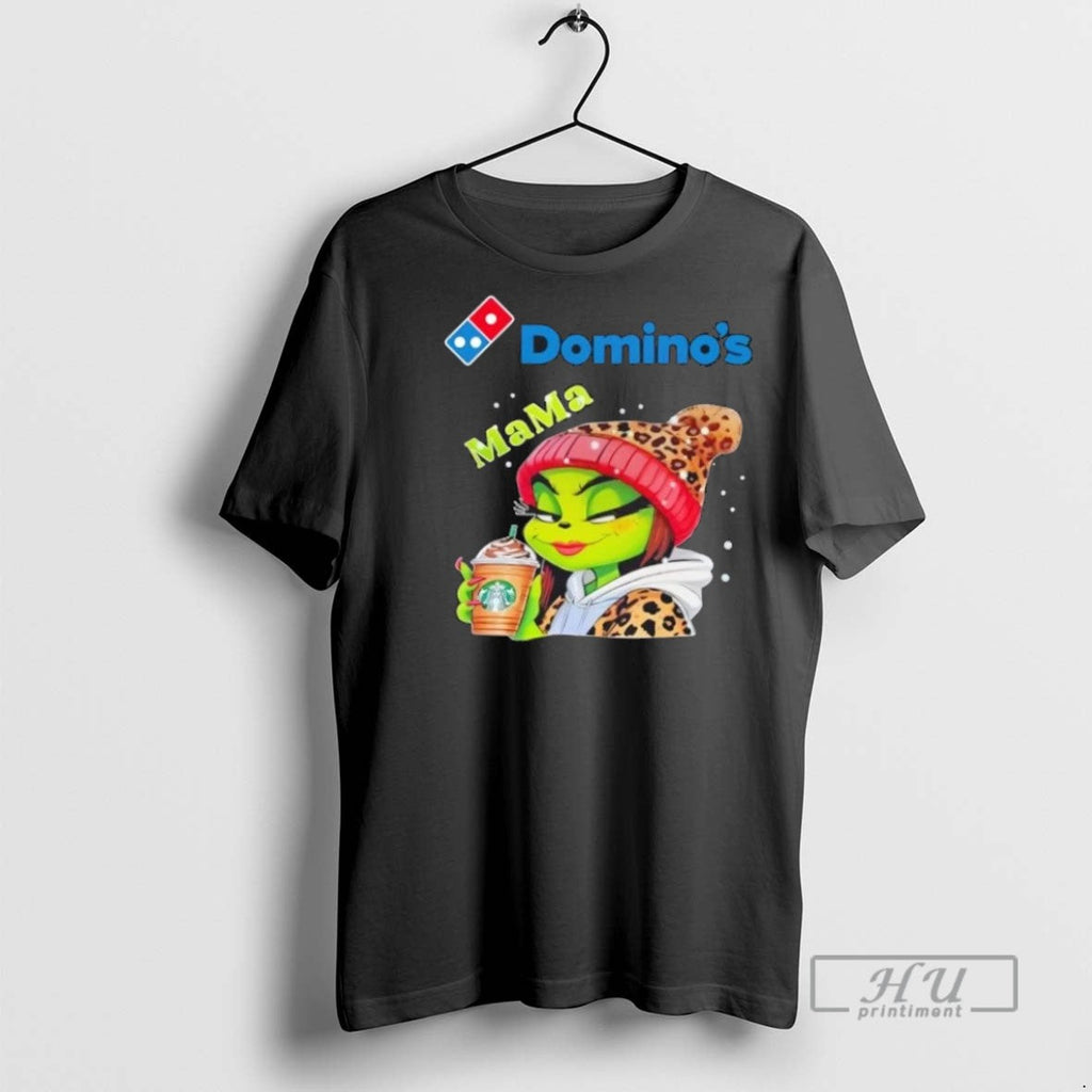 Limited Edition Dominos X Grinch Mama Christmas - Adult & Kids T-Shirts, Sweatshirts & Hoodies apparel design preview 1