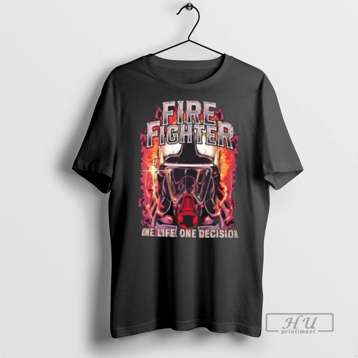 Limited Edition Firefighter One Life Decision Graphic - Adult & Kids T-Shirts, Sweatshirts & Hoodies apparel design preview 1