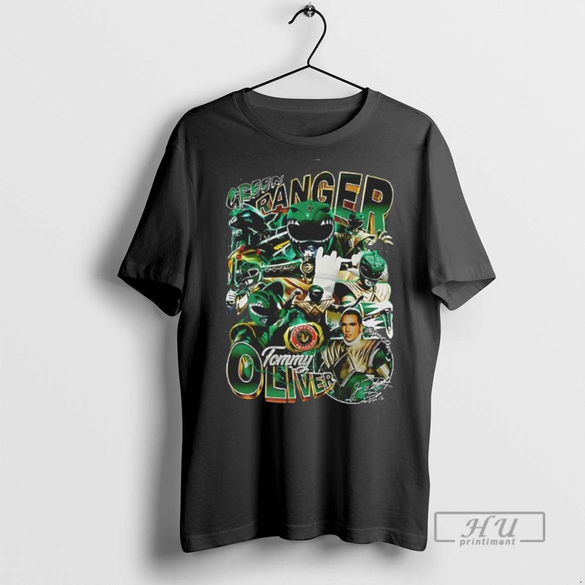 Limited Edition Green Ranger Tommy Oliver Superman - Adult & Kids T-Shirts, Sweatshirts & Hoodies apparel design preview 1