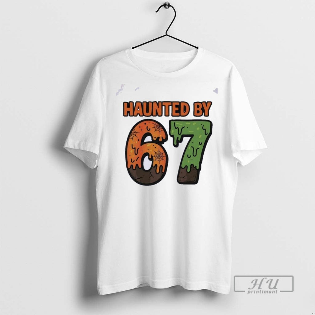 Limited Edition Haunted By 67 Halloween Meme Graphic - Adult & Kids T-Shirts, Sweatshirts & Hoodies apparel design preview 1