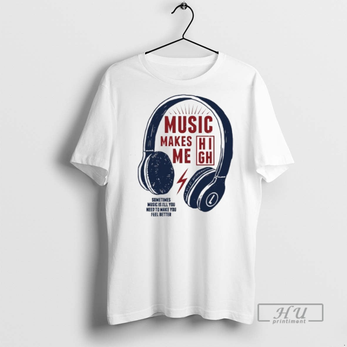 Limited Edition Headphone Music Makes Me Sometimes Is - Adult & Kids T-Shirts, Sweatshirts & Hoodies apparel design preview 1