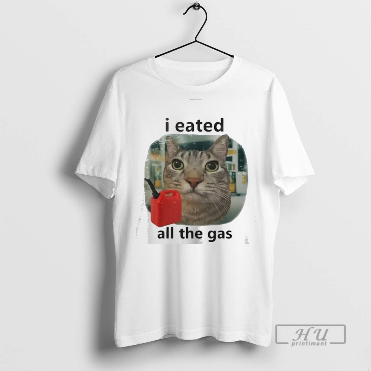 Limited Edition I Eated All The Gas Cat Meme Graphic - Adult & Kids T-Shirts, Sweatshirts & Hoodies apparel design preview 1