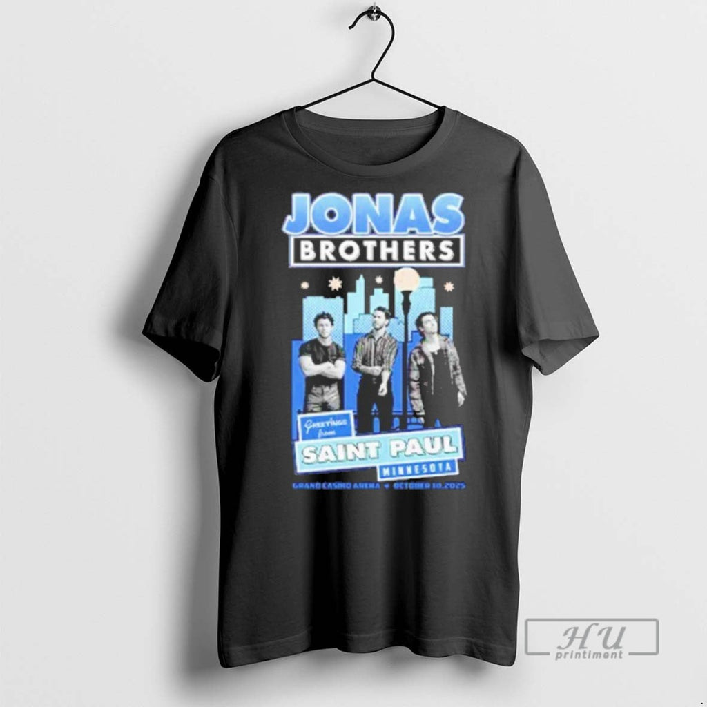 Limited Edition Jonas Brothers Greetings From Saint - Adult & Kids T-Shirts, Sweatshirts & Hoodies apparel design preview 1