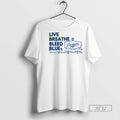 Limited Edition La Dodgers Live Breathe Bleed Blue - Adult & Kids T-Shirts, Sweatshirts & Hoodies apparel design preview 1