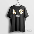 Limited Edition La Dodgers Vs Brewers 2025 Nlcs Game - Adult & Kids T-Shirts, Sweatshirts & Hoodies apparel design preview 1