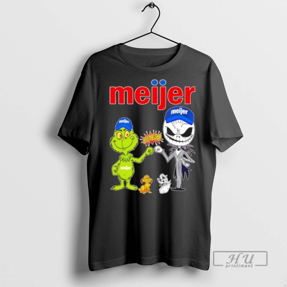 Limited Edition Meijer X Grinch And Jack Skellington - Adult & Kids T-Shirts, Sweatshirts & Hoodies apparel design preview 1