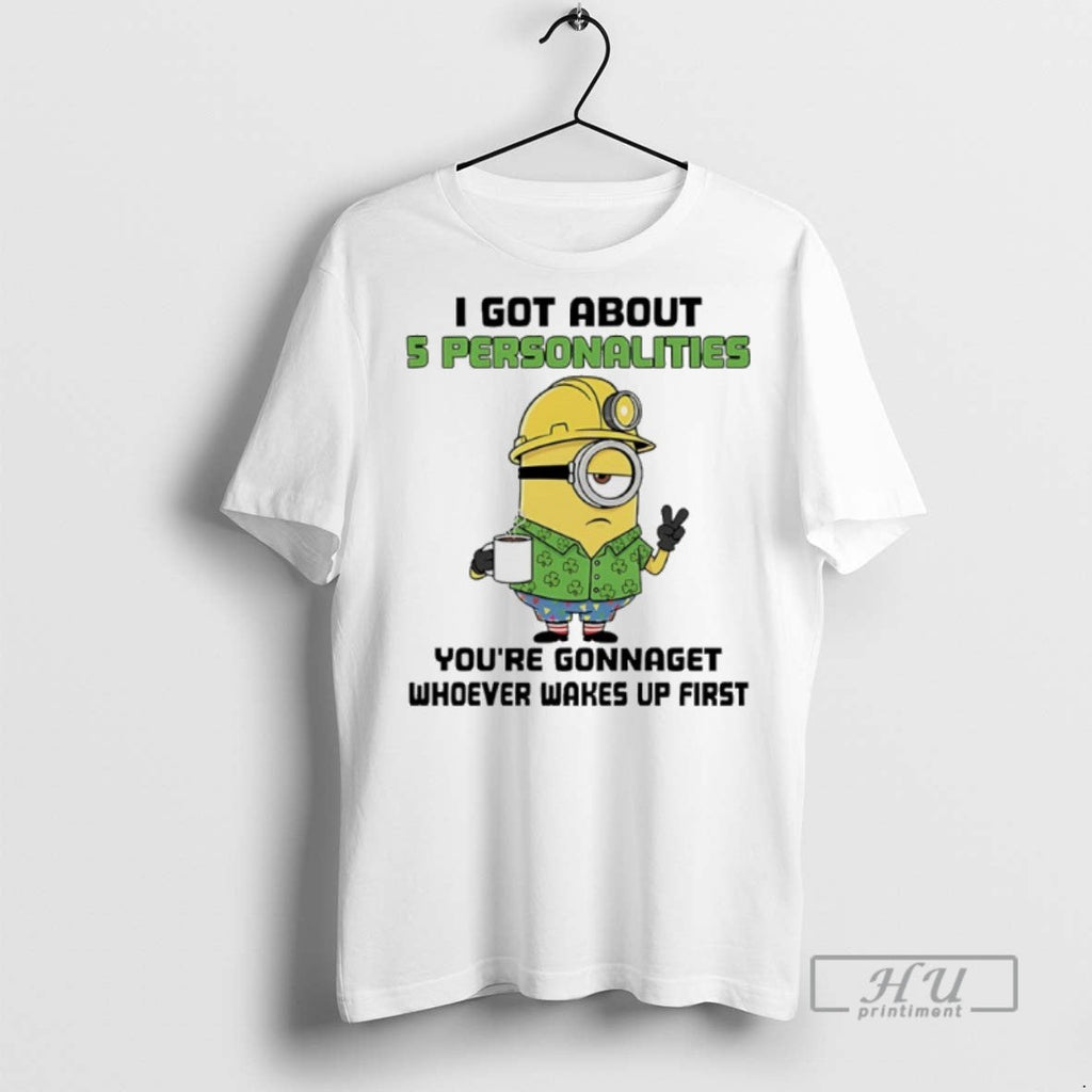 Limited Edition Minions Shamrock I Got About 5 - Adult & Kids T-Shirts, Sweatshirts & Hoodies apparel design preview 1