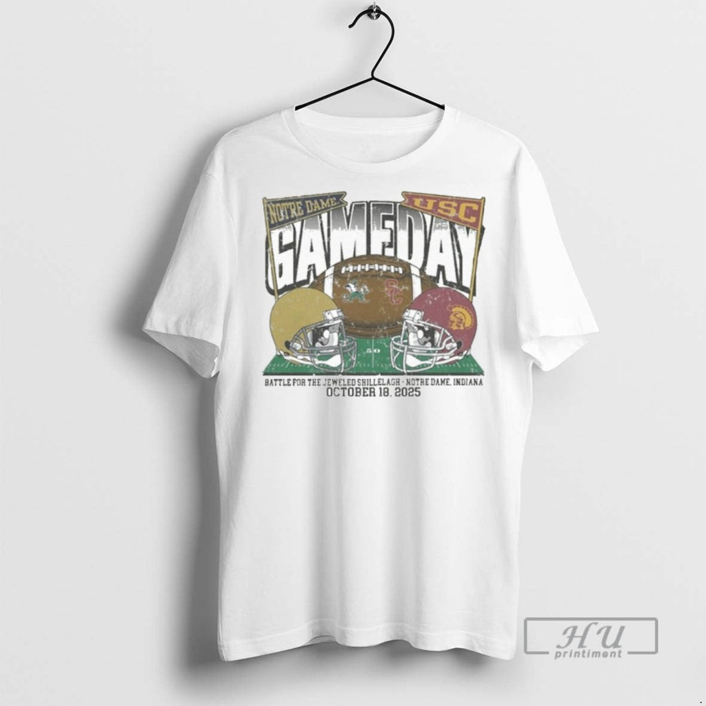 Limited Edition Notre Dame Vs Usc 2025 Battle For The - Adult & Kids T-Shirts, Sweatshirts & Hoodies apparel design preview 1