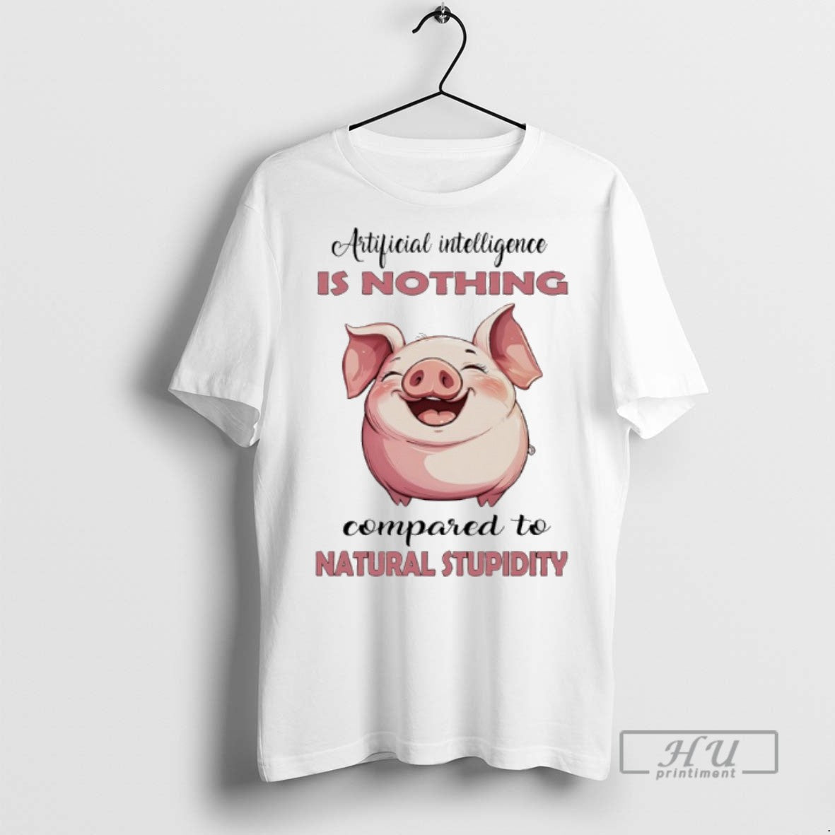 Limited Edition Pig Artificial Intelligence Is - Adult & Kids T-Shirts, Sweatshirts & Hoodies apparel design preview 1