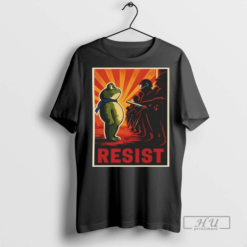 Limited Edition Portland Frog Protest Resist Vintage - Adult & Kids T-Shirts, Sweatshirts & Hoodies apparel design preview 1