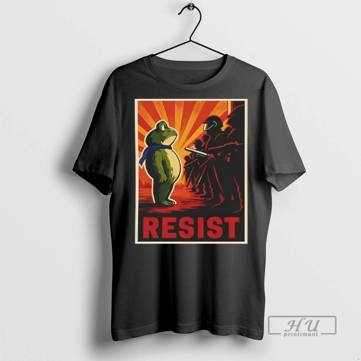 Limited Edition Portland Frog Protest Resist Vintage - Adult & Kids T-Shirts, Sweatshirts & Hoodies apparel design preview 1