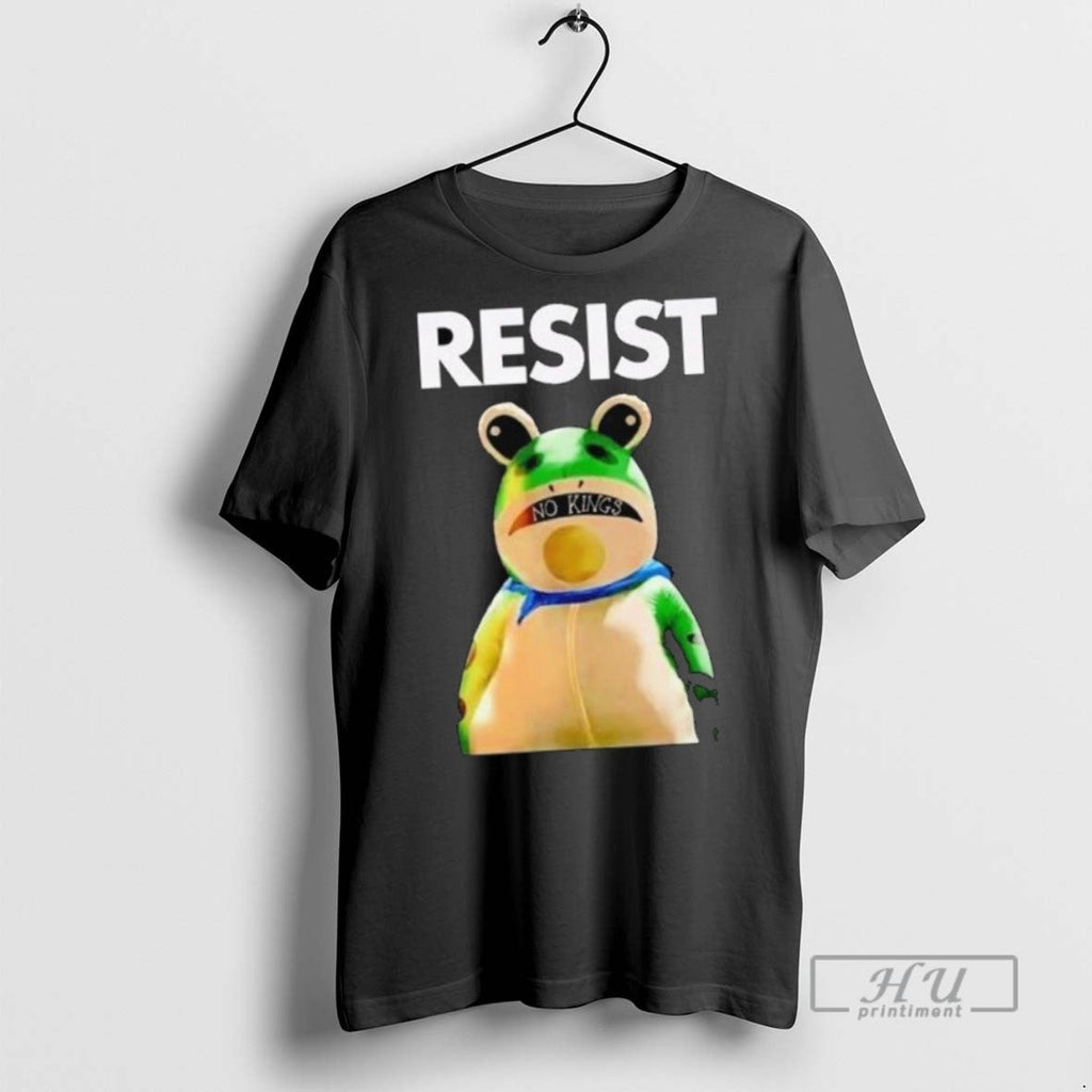 Limited Edition Portland Frog Resist No Kings Long - Adult & Kids T-Shirts, Sweatshirts & Hoodies apparel design preview 1