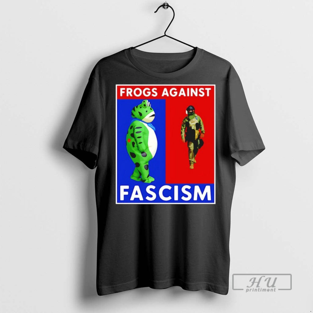 Limited Edition Portland Frog Against Fascism Graphic - Adult & Kids T-Shirts, Sweatshirts & Hoodies apparel design preview 1