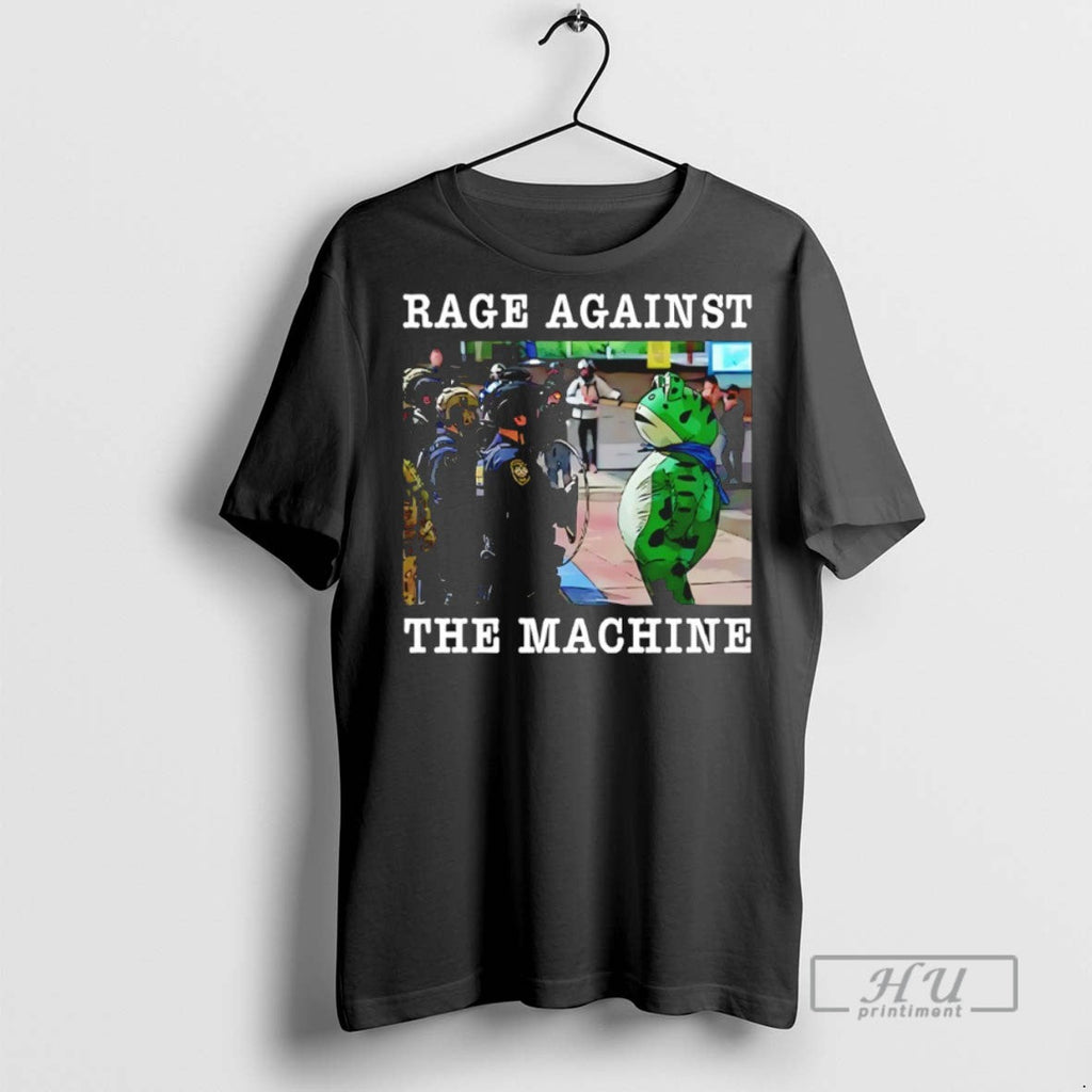 Limited Edition Portland Frog Protest Rage Against - Adult & Kids T-Shirts, Sweatshirts & Hoodies apparel design preview 1
