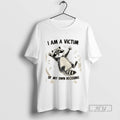 Limited Edition Raccoon I Am A Victim Of My Own - Adult & Kids T-Shirts, Sweatshirts & Hoodies apparel design preview 1