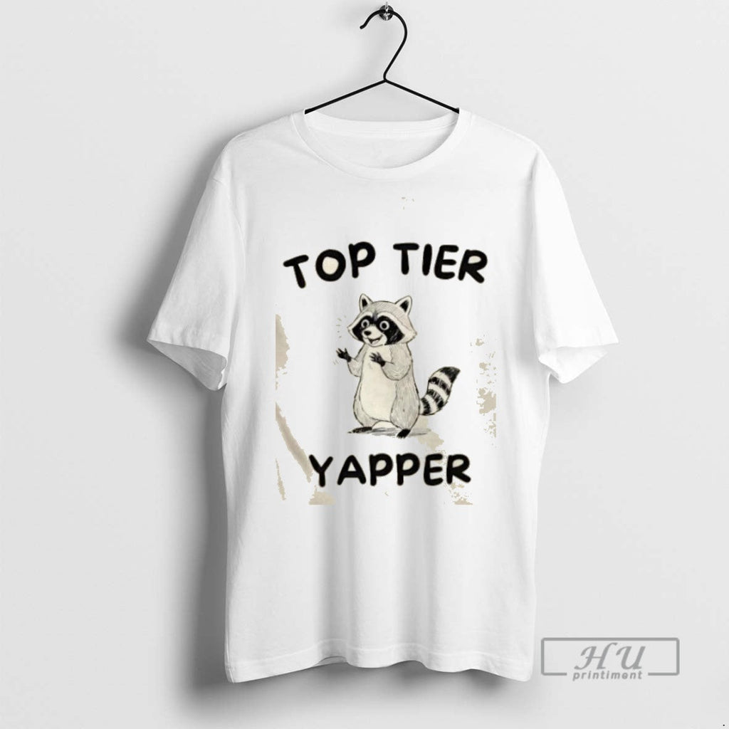 Limited Edition Raccoon Top Tier Yapper Graphic - Adult & Kids T-Shirts, Sweatshirts & Hoodies apparel design preview 1