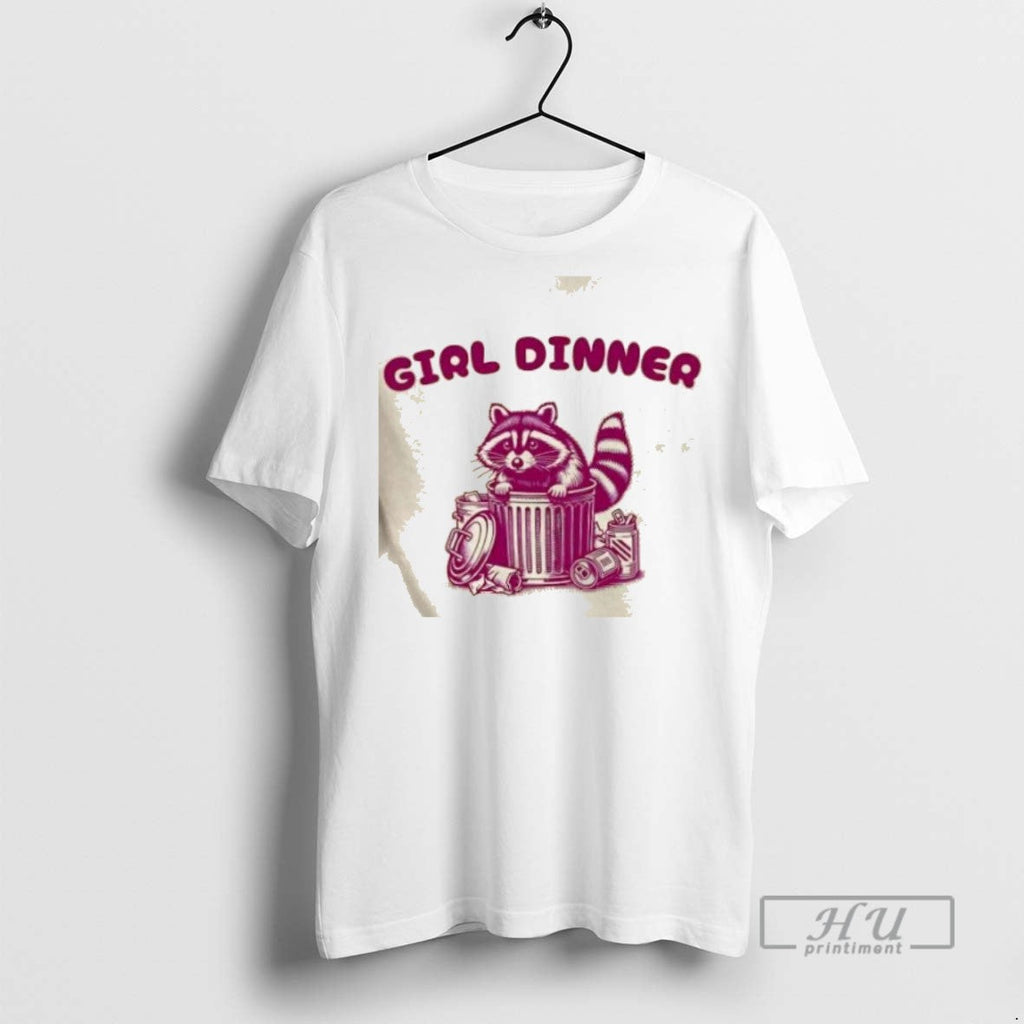 Limited Edition Raccoon Trash Girl Dinner Graphic - Adult & Kids T-Shirts, Sweatshirts & Hoodies apparel design preview 1