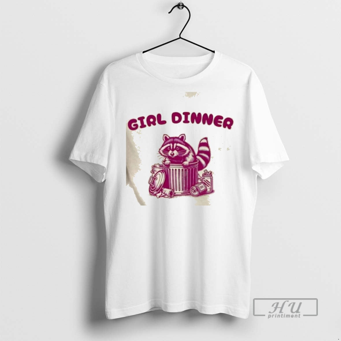 Limited Edition Raccoon Trash Girl Dinner Graphic - Adult & Kids T-Shirts, Sweatshirts & Hoodies apparel design preview 1