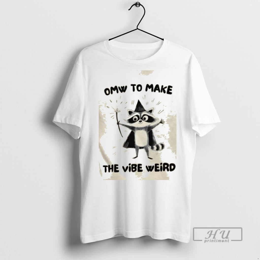 Limited Edition Raccoon Wizard Omw To Make The Vibe - Adult & Kids T-Shirts, Sweatshirts & Hoodies apparel design preview 1