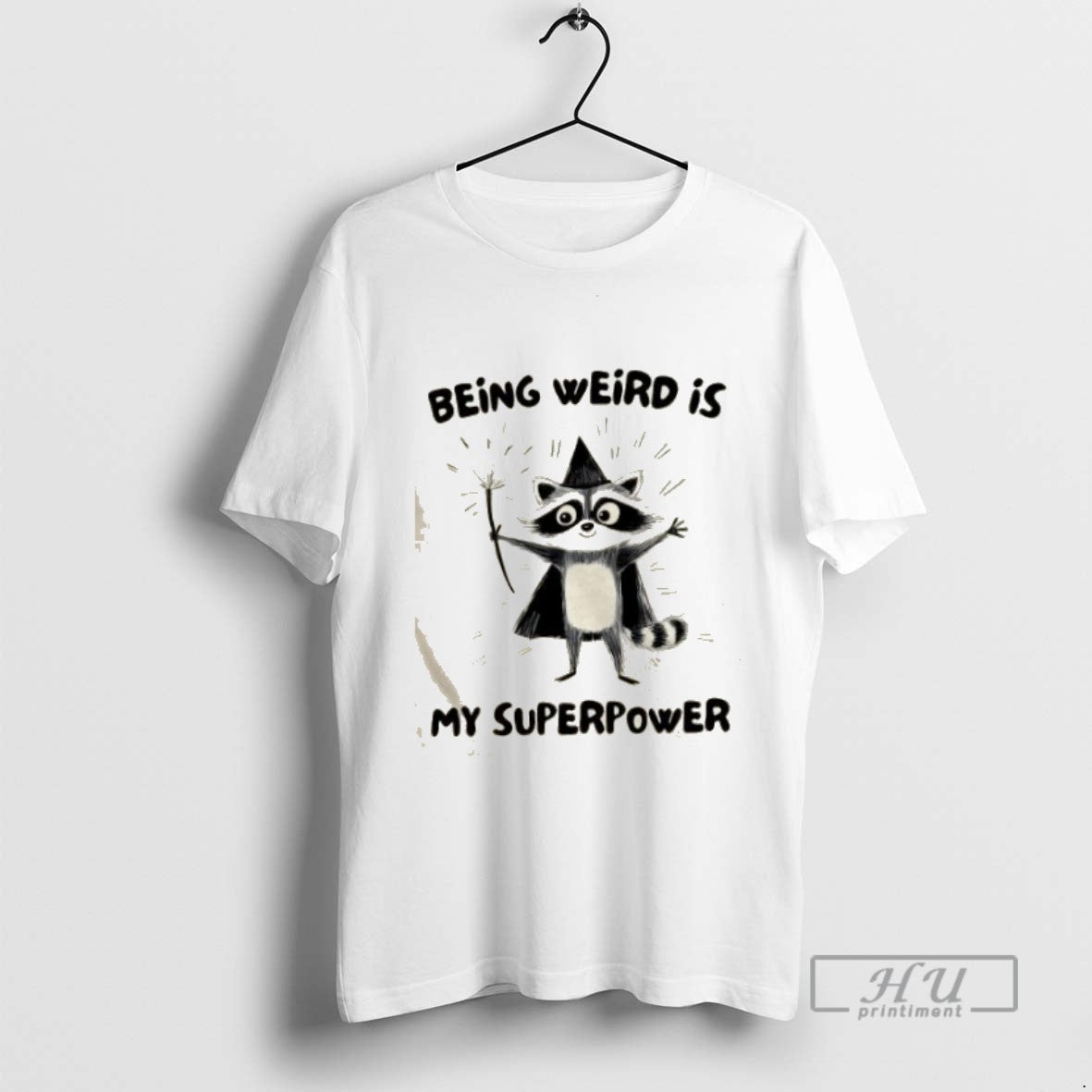 Limited Edition Raccoon Wizard Being Weird Is My - Adult & Kids T-Shirts, Sweatshirts & Hoodies apparel design preview 1