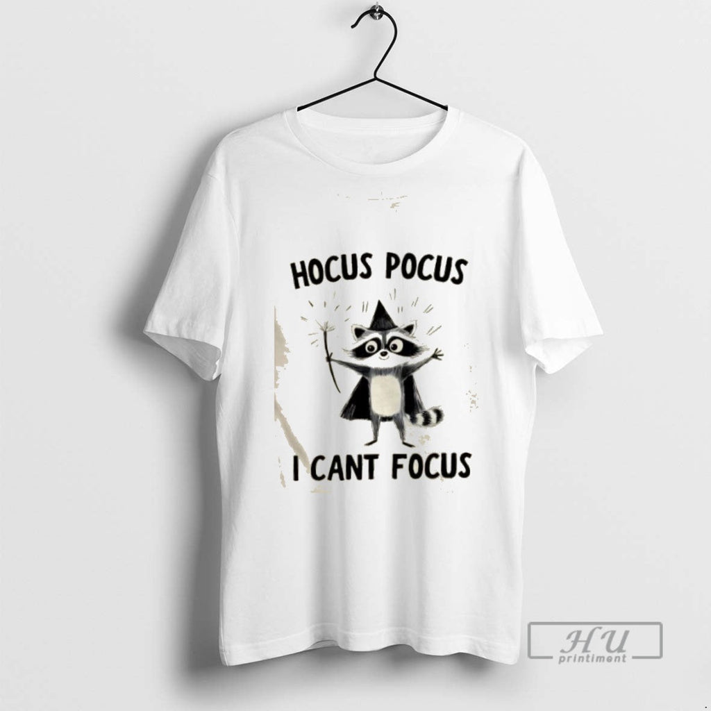 Limited Edition Raccoon Wizard Hocus Pocus I Cant - Adult & Kids T-Shirts, Sweatshirts & Hoodies apparel design preview 1