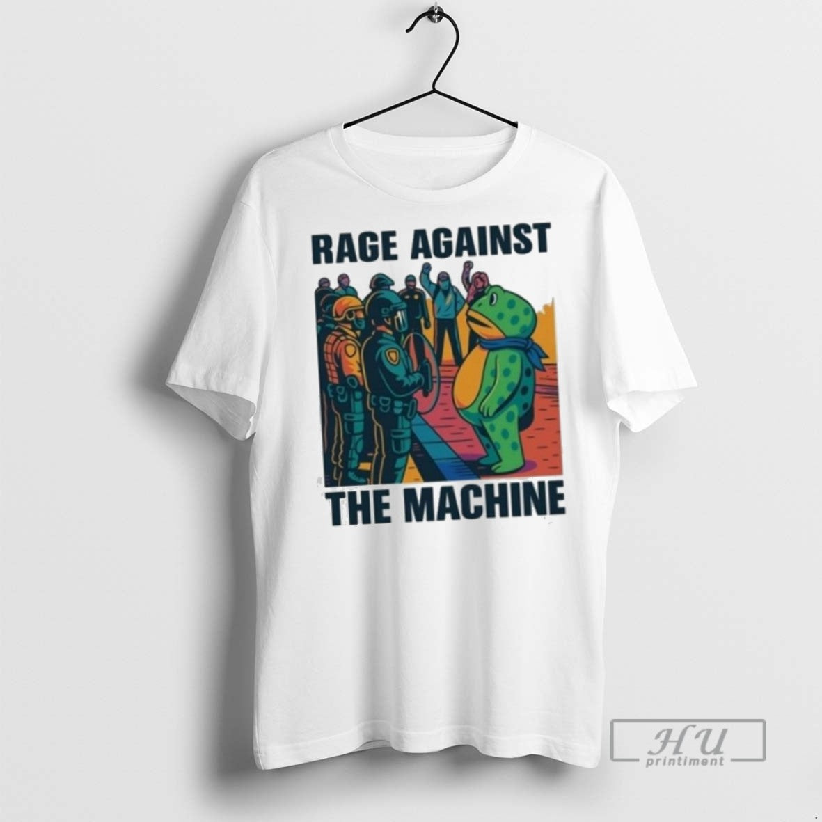 Limited Edition Rage Against The Machine Protest Frog - Adult & Kids T-Shirts, Sweatshirts & Hoodies apparel design preview 1
