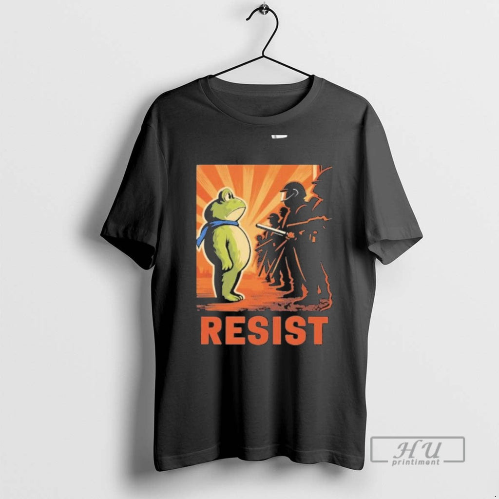 Limited Edition Resist Frog Activist Portland Graphic - Adult & Kids T-Shirts, Sweatshirts & Hoodies apparel design preview 1