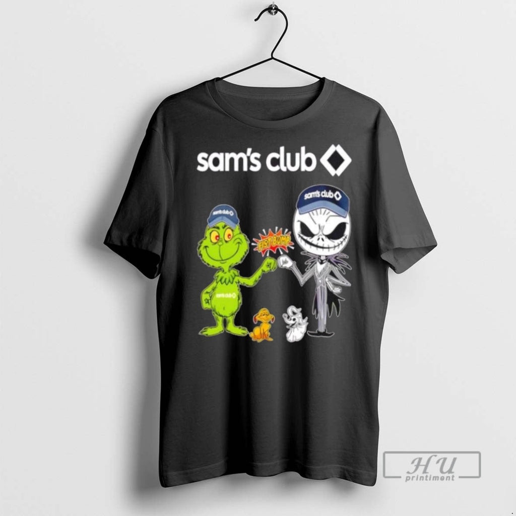 Limited Edition Sams Club X Grinch And Jack - Adult & Kids T-Shirts, Sweatshirts & Hoodies apparel design preview 1