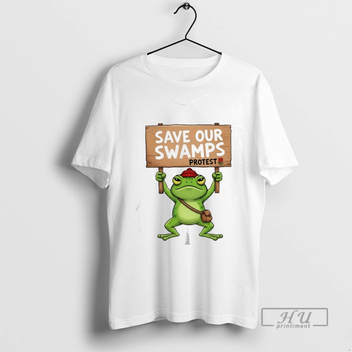 Limited Edition Save Our Swamps Protest Portland Frog - Adult & Kids T-Shirts, Sweatshirts & Hoodies apparel design preview 1