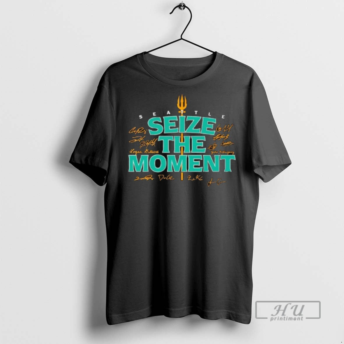 Limited Edition Seattle Baseball Seize The Moment - Adult & Kids T-Shirts, Sweatshirts & Hoodies apparel design preview 1
