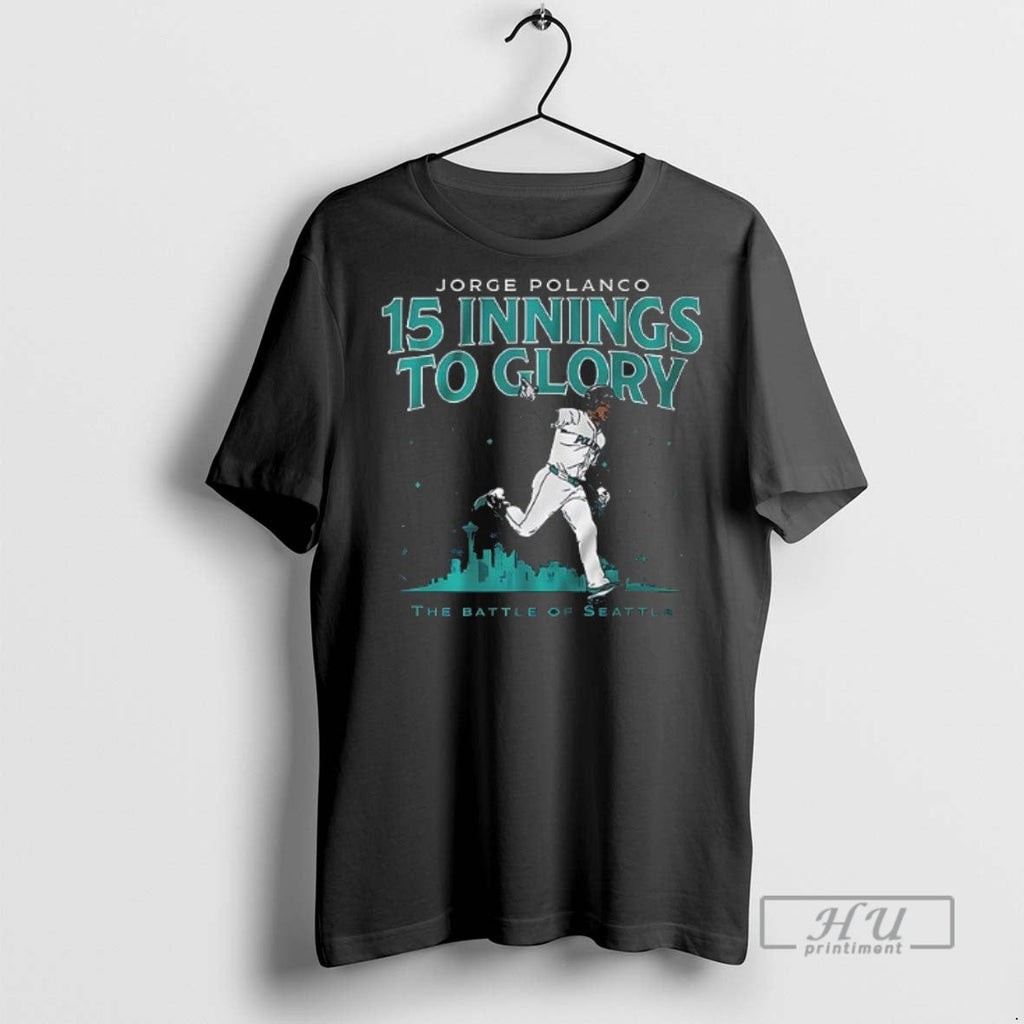 Limited Edition Seattle Mariners Jorge Polanco 15 - Adult & Kids T-Shirts, Sweatshirts & Hoodies apparel design preview 1