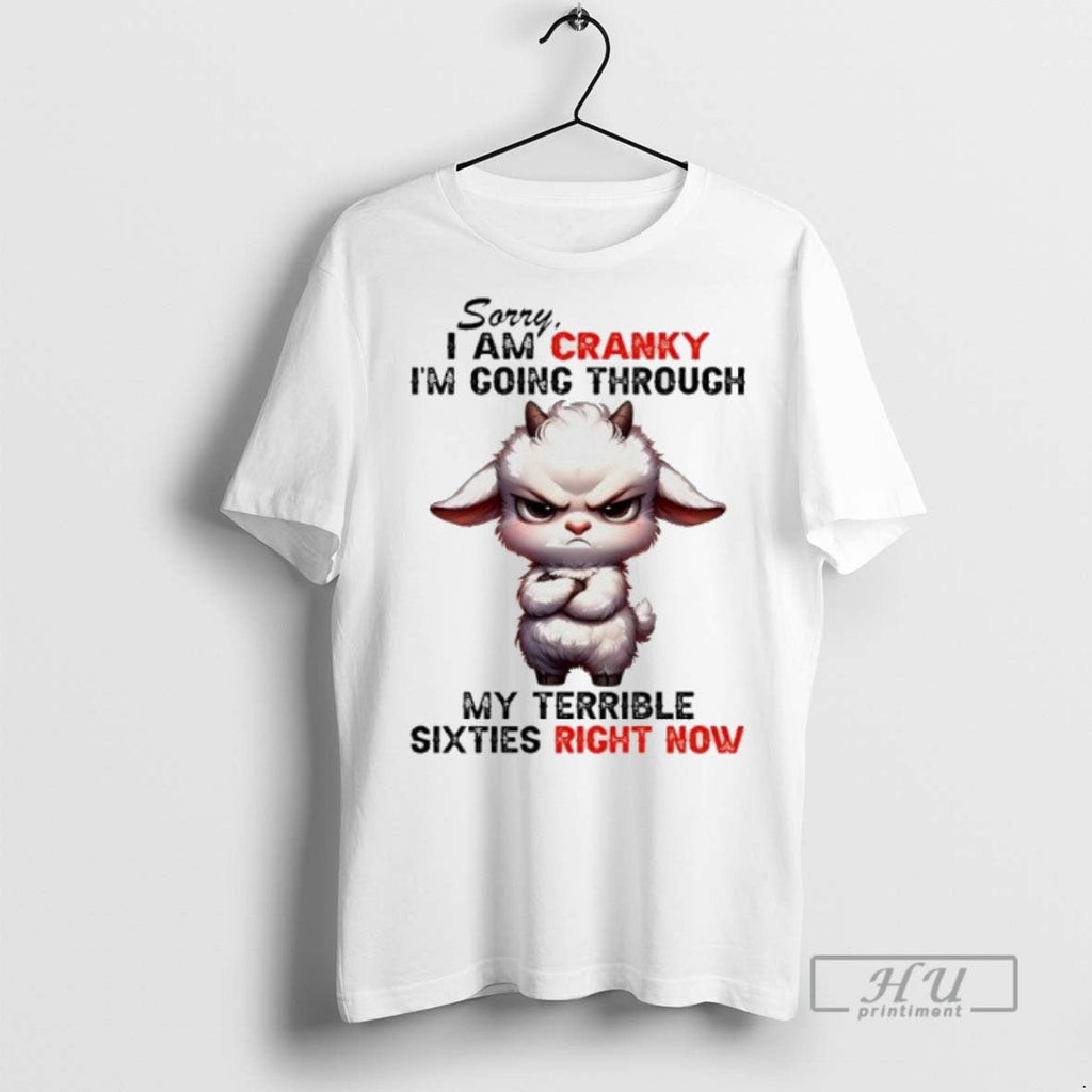Limited Edition Sheep Sorry I Am Cranky Im Going - Adult & Kids T-Shirts, Sweatshirts & Hoodies apparel design preview 1