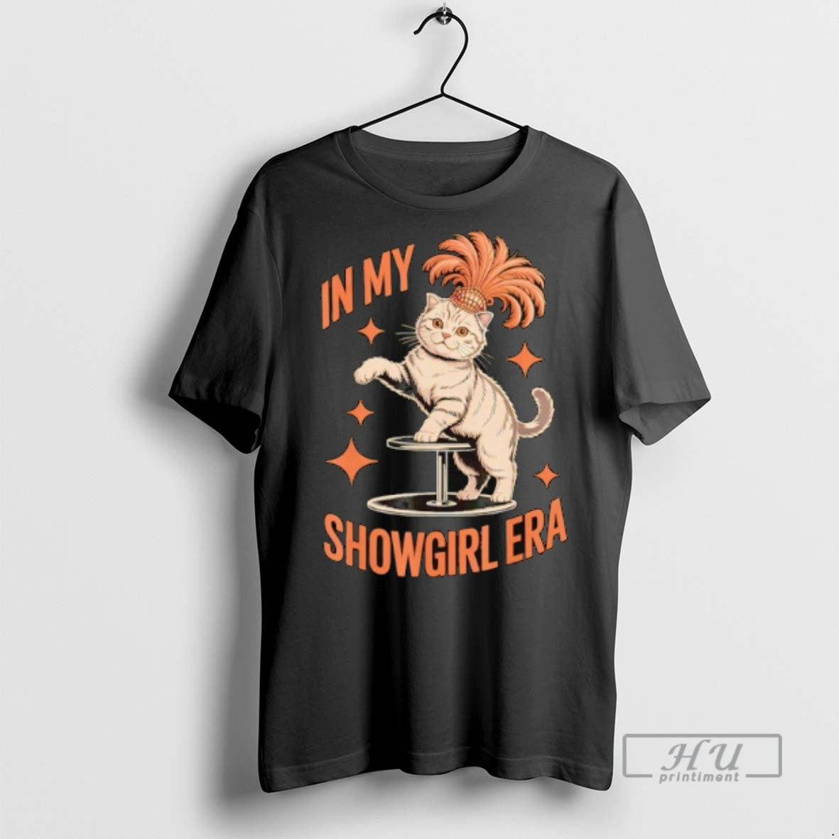 Limited Edition Show Girl Era Cat Outfit Graphic - Adult & Kids T-Shirts, Sweatshirts & Hoodies apparel design preview 1