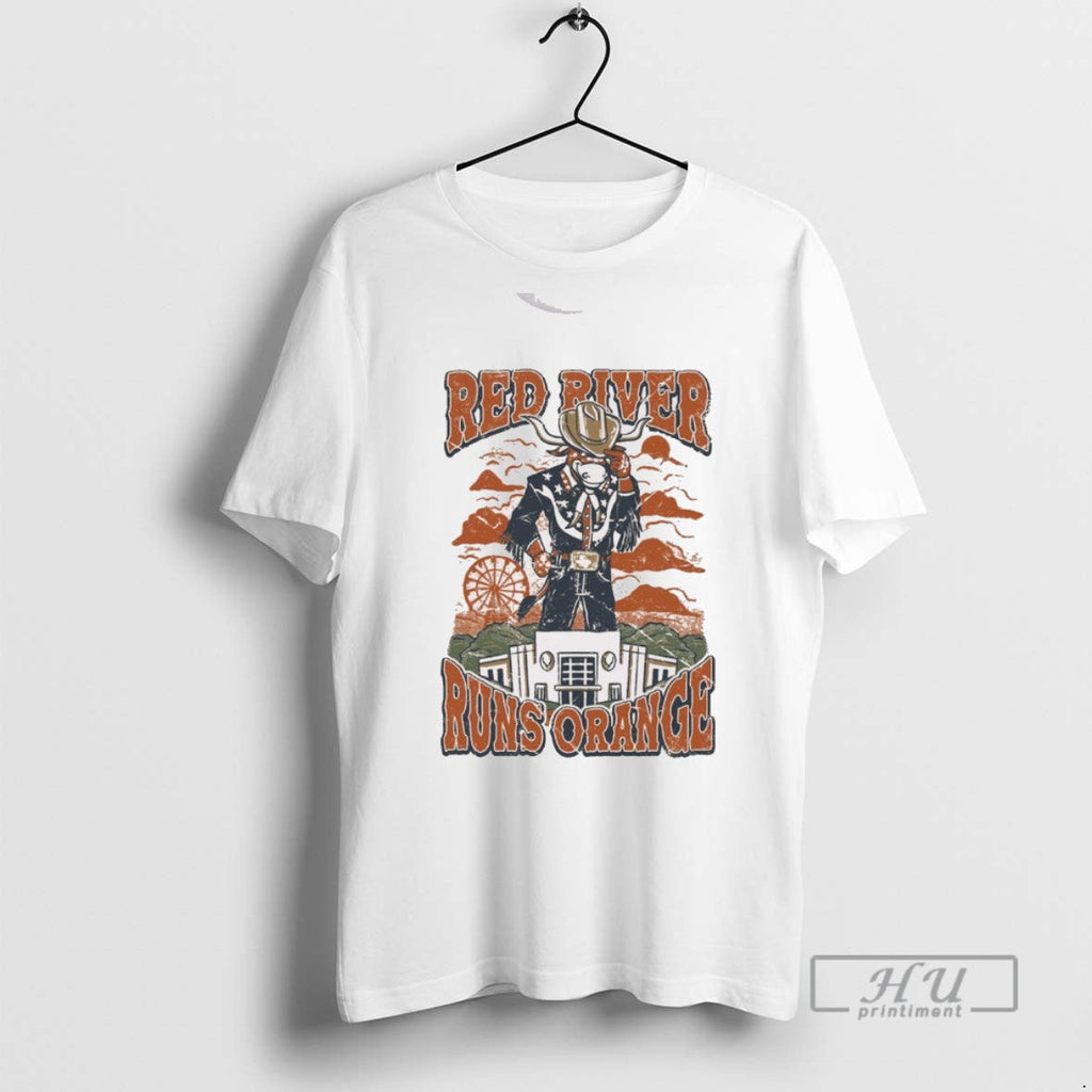 Limited Edition Texas Longhorns River Runs Orange - Adult & Kids T-Shirts, Sweatshirts & Hoodies apparel design preview 1