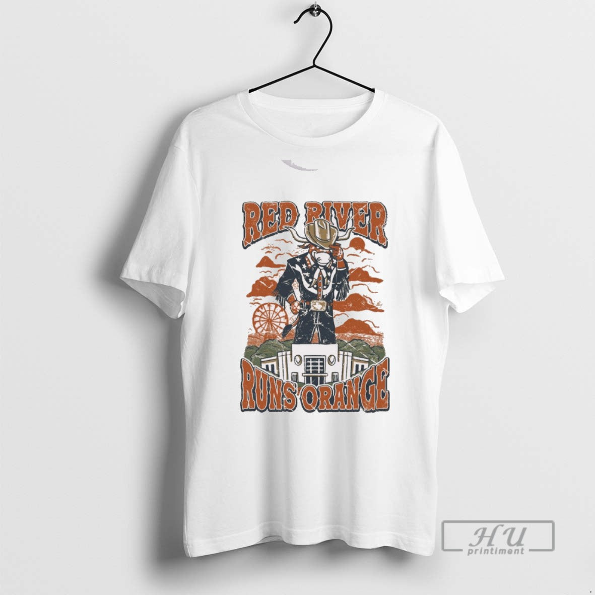 Limited Edition Texas Longhorns River Runs Orange - Adult & Kids T-Shirts, Sweatshirts & Hoodies apparel design preview 1