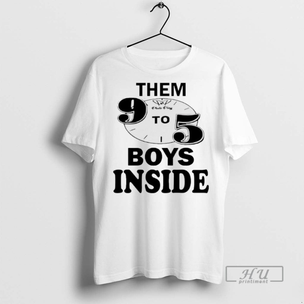 Limited Edition Them 9 To 5 Boys Inside Clock Graphic - Adult & Kids T-Shirts, Sweatshirts & Hoodies apparel design preview 1
