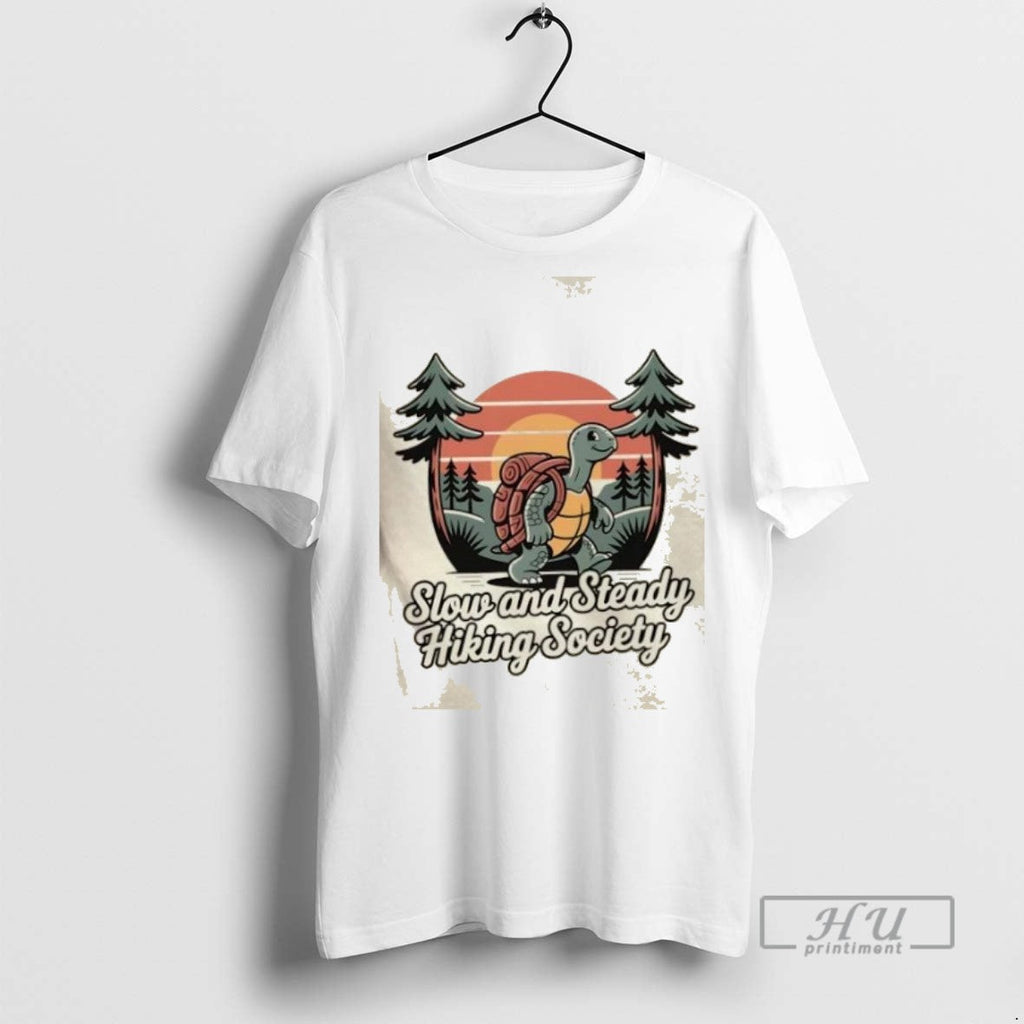 Limited Edition Tortoise Slow And Steady Hiking - Adult & Kids T-Shirts, Sweatshirts & Hoodies apparel design preview 1