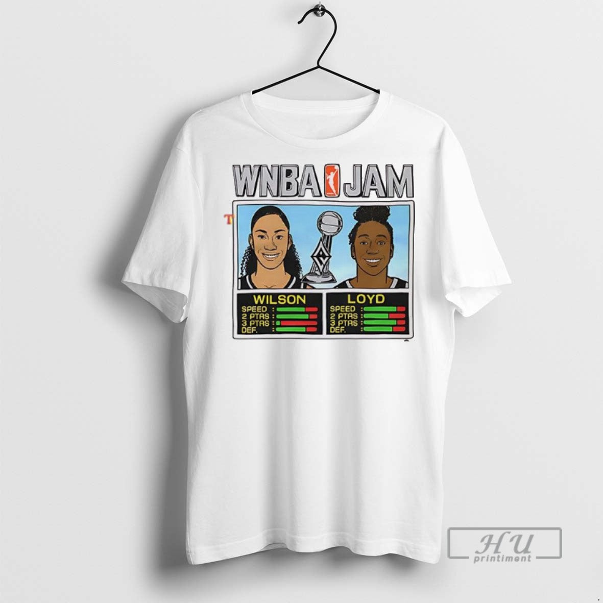 Limited Edition Wnba Jam Aces 2025 Champs Wilson And - Adult & Kids T-Shirts, Sweatshirts & Hoodies apparel design preview 1