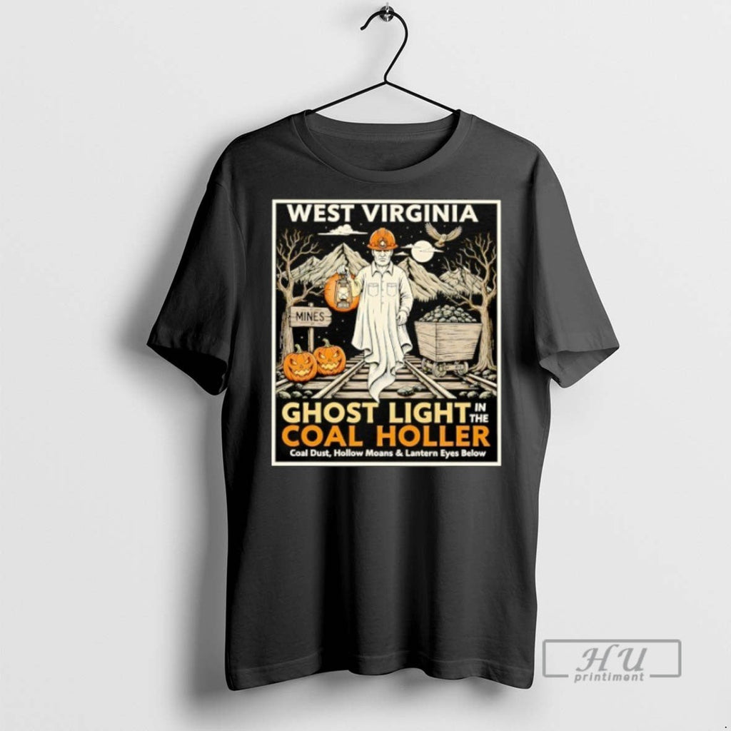 Limited Edition West Virginia Ghost Light In The Coal - Adult & Kids T-Shirts, Sweatshirts & Hoodies apparel design preview 1