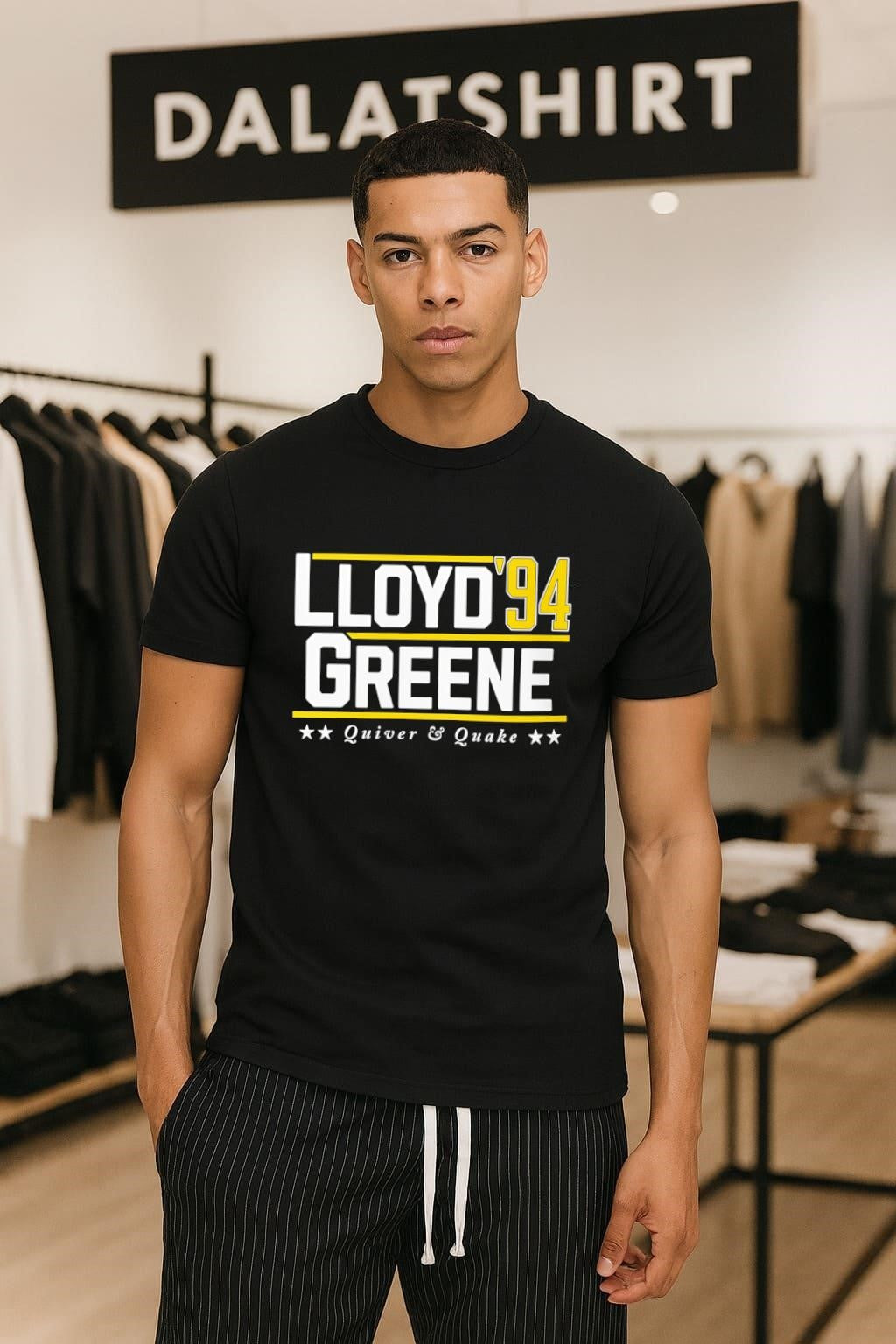 Lloyd Greene '94 Quiver and Quake - Adult & Kids T-Shirts, Sweatshirts & Hoodies apparel design preview 1