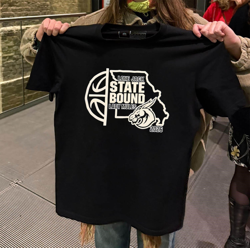 Lone Jack State Bound Lady Mules 2026 Missouri - Adult & Kids T-Shirts, Sweatshirts & Hoodies apparel design preview 2